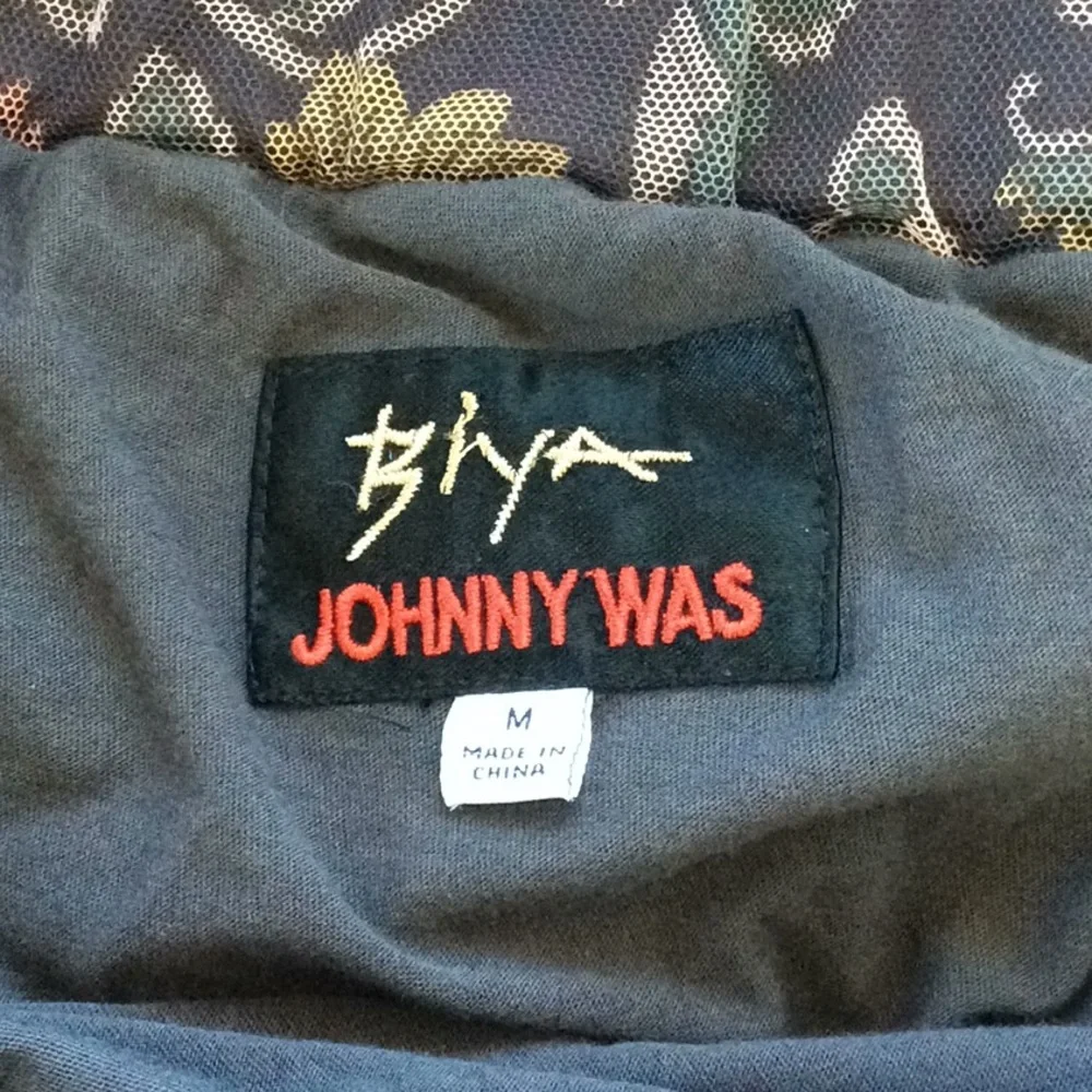 Johnny Was Boho Selva Mesh Tiered Maxi Skirt M - Picture 7 of 7